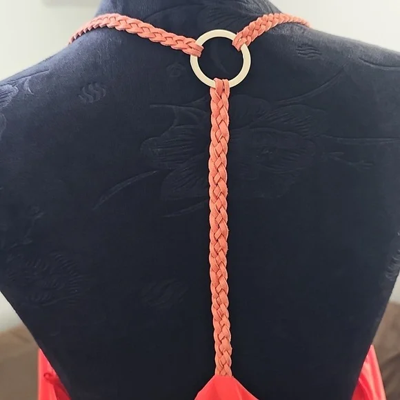 NWT Collective Concepts Bright Coral Blouse, Size Medium - Picture 4 of 6